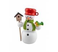 German incense smoker snowman, height 15 cm / 6 inch, original Erzgebirge by ...