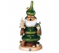 German incense smoker Tree, height 21 cm / 8 inch, original Erzge.. MU 16294 NEW