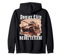 German King Tiger tank WW2 tank fighting car soldiers Zip Hoodie