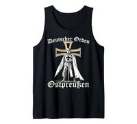 German Knight Sword Hema Knight Armor Cross Tank Top