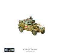 German Kubelwagen Ambulance - Blister - Bolt Action - Warlord Games - Brand New