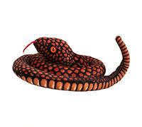 German Language Filled Animal Plush Toy, Realistic Long, The Animal Stuffed Plush Toys, Cape Stuff Dolls, Gifts for Children, Boys, Girls, Plate, Play Cushion (Red, One Size)