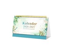 German Language Learning Wall Calendar 2026 With Daily Vocabulary And Phrases For Study (Green, 25x15cm)