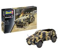 German Level 1/35 Sd.Kfz.247 Ausf.B Military Model Kit 03335 Molded Color
