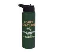 German Longhaired Pointer Dog Mom Dad Breed Owner Love Puppy Stainless Steel Insulated Water Bottle