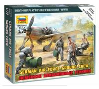 German Luftwaffe Ground Crew WWII Plastic Kit 1:100 Model ZVEZDA