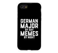 German Major By Day Memes Night Germanic Philology Student Case for iPhone SE (2020) / 7/8