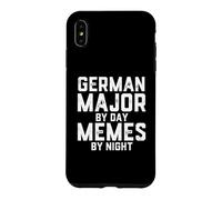 German Major By Day Memes Night Germanic Philology Student Case for iPhone XS Max