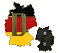 German Map Fridge Magnet - 7 x 5.2 cm - German Flag Magnet - Perfect for Any Fridge - Ideal Gift for Germany Fans