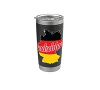 German Map with Flag Stainless Steel Insulated Tumbler