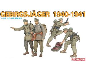 German Mountain Troops 1:35 Figure Plastic Model Kit DRAGON MODELS