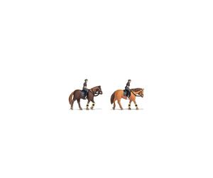 German Mounted Police Figures set TT gauge Noch 45078