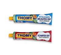 German Mustard Set - Deli & Extra Hot - 2 x 200 ml - Thomy - Germany