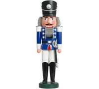 German nutcracker hussar blue, height 50 cm / 20 inch, original.. SV 11702/2 NEW