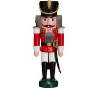 German nutcracker hussar red, height 28cm / 11 inch, original E.. SV 11302/1 NEW