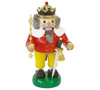 German nutcracker King red, height 33 cm / 13 inch, original Erzgebirge by Ri...