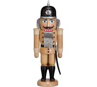German nutcracker soldier natural, height 37 cm / 15 inch, original Erzgebirg...
