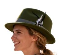 German Oktoberfest Hat - Safe Materials, Deluxe Brown Bavarian Hat, Felt Cap Men, Stylish Hats | Hat Costume For Couple Adult Woman October Beer Hat