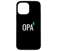 German Opa hoch 4 Mathematics Design Granddad Four Grandkids Case for iPhone 13 Pro Max