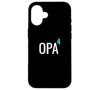 German Opa hoch 4 Mathematics Design Granddad Four Grandkids Case for iPhone 16