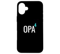 German Opa hoch 4 Mathematics Design Granddad Four Grandkids Case for iPhone 16 Plus