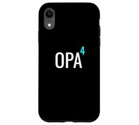 German Opa hoch 4 Mathematics Design Granddad Four Grandkids Case for iPhone XR