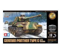 German Panther G Tank TAMIYA 1/35 RC Tank Series No. 19 Late Production (with de
