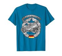 German Panzer Badge - German Army Tank T-Shirt, Men, Sapphire Blue, 3X-Large