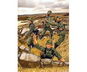 German Panzer Division Soldiers Poland 1939 (Part II) Plastic Kit 1:35 Model