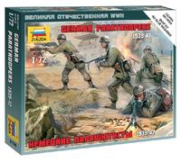 German Paratroopers WWII 1:72 Figure Plastic Model Kit ZVEZDA