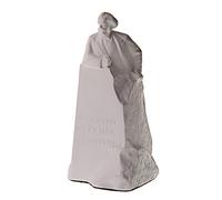 German Philosopher Socialist Karl Marx Marble Bust Statue Sculpture 15 cm white