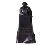 German Philosopher Socialist Karl Marx Stone Bust Statue Sculpture 15 cm black