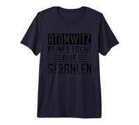 German Physics Pun Atomwitz Radiation Humor Premium T-Shirt