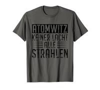 German Physics Pun Atomwitz Radiation Humor T-Shirt