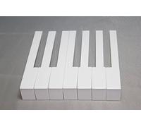 German Piano Keytops - Piano Key Replacement - Complete Set with Fronts