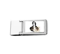 German Poet Dramatist Goethe Slim Money Clip Stainless Holder Pocket Wallet