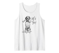 German Pointer “Let’s Go!” Design - Happy GSP Design Tank Top