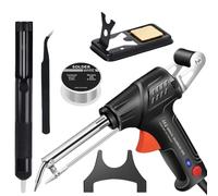 German-Precision Internally Heated Industrial Welding Tools, 2026 New Precision Welder Machine, Multi-Function Soldering Iron Soldering Gun Set, for Cutting, Welding (Black)