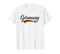 German Pride Script Flag Wave Heritage Deutschland Germany T-Shirt
