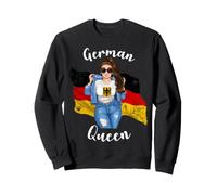 German Queen Crest Of Germany Emblem Flag Sweatshirt