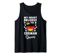 German Queen German Wife Girlfriend Germany Flag Tank Top