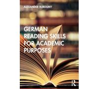German Reading Skills for Academic Purposes