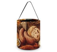 German Sausages French Fries Foldable Halloween Trick Or Treat Bags Tote Goodie Candy Bucket Gift Party Favor Supplies