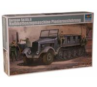 German Sd.Kfz 6 Type BN9 5-Ton Halftrack Pioneer Ver. Plastic Kit 1:35 Model