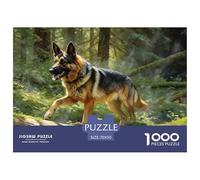 German Shepherd 1000 Piece Jigsaw Puzzle for Adults - Pet DogIncludes Whimsies, Premium Quality, Gift, DIY Wall Decor, 'What Happens Next' 70x50cm/1000pcs