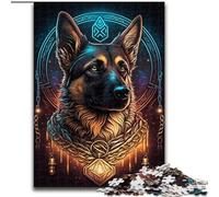 German Shepherd 1000 Pieces Jigsaw Puzzles for Adults And Teens, Educational Games Home Decoration Deal As Gifts for The Whole Family (26x38cm)