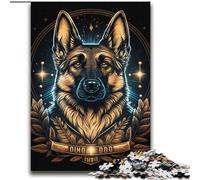 German Shepherd 2000 Piece Jigsaw Puzzles for Teenagers Gifts, for Age 14+ Home Art Decor Family Games Christmas Birthday Gifts (70x100cm)