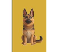 German Shepherd Alsatian Dog Notebook, Notepad and Journal: Cute German Shepherd Alsatian Gifts for K9 Handlers | Lined Composition Notebook for Students, GSD Owners and Animal lovers | 150 pages 9x6