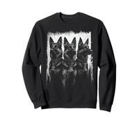 German Shepherd Black and White Dog Lover Sweatshirt