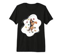 German Shepherd Bouldering Dog Wall Climbing Premium T-Shirt